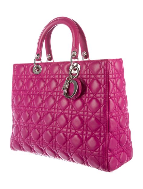 lady dior matte price|christian dior lady large bag.